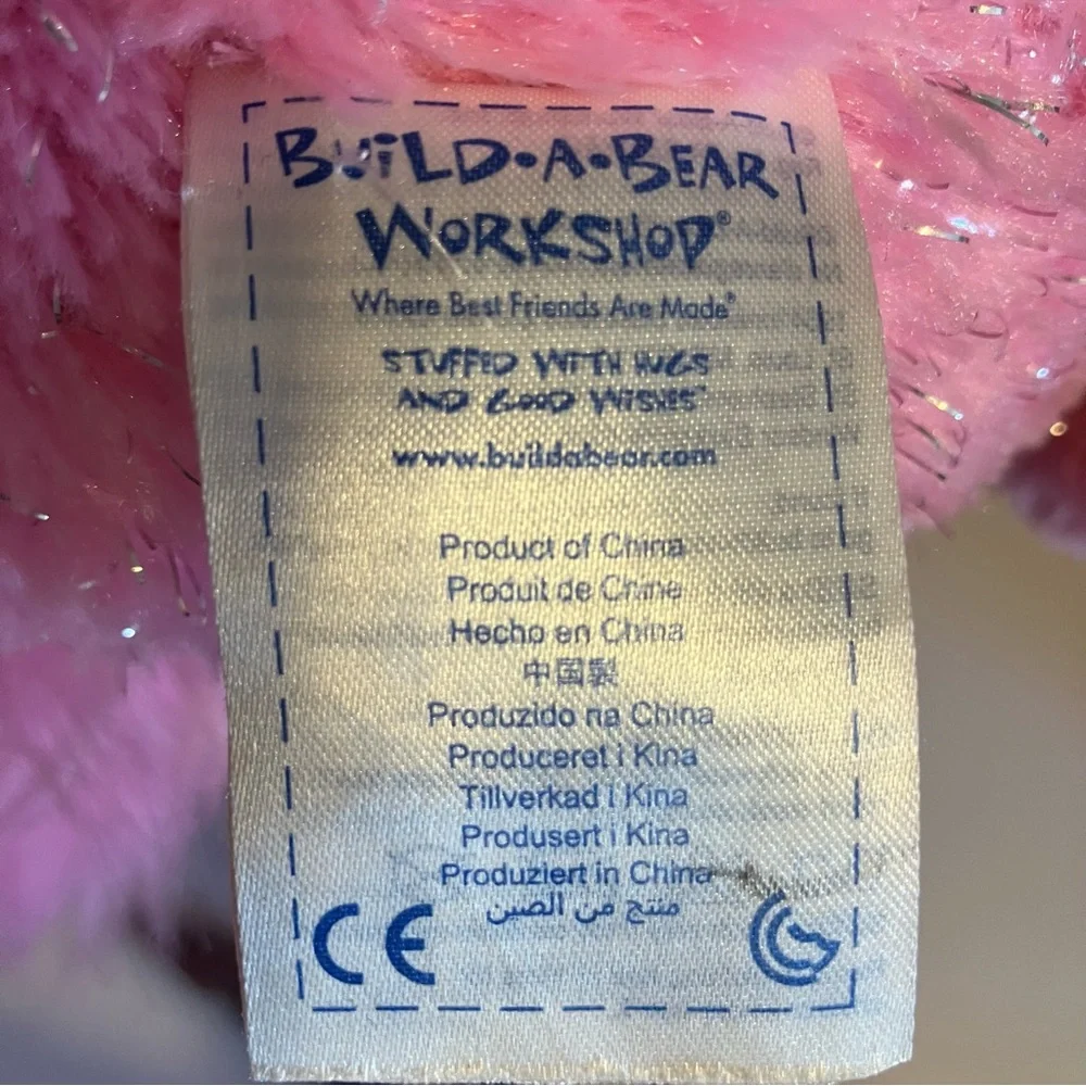 Build-A-Bear Pink Purrincess‎ with Heart Insert